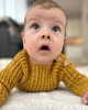 swetry dla chłopców Sweterek z merynosa dla chłopca 3-6 miesięcy 1