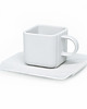 czajniki i dzbanki System zestaw do kawy / biała porcelana 2