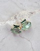 kolczyki pozłacane Kolczyki pozłacane LUA: Paradise Green & Peridot w klimacie Sage Green 1