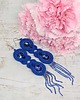 kolczyki soutache Kobaltowe kolczyki sutasz kolekcja Glamour 2