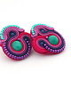 kolczyki soutache Małe kolczyki soutache 2