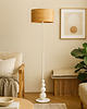lampy podłogowe Designerska lampa stojąca do salonu ROMA ECO w stylu skandynawskim 2