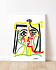 plakaty PLAKAT Pablo Picasso, grafika, abstrakcja 2