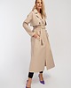 płaszcze damskie Juki - beżowy trencz 2