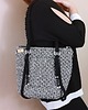 torby XXL Shopper Bag - czarno-biała 2