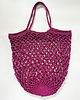 torby na ramię Torebka siatka typu shopper bag fuksjowa 1