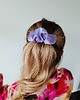 spinki i klamry do włosów Scrunchie spinka klamra jedwabna słodka lawenda 1