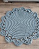 dywany Dywan szydełkowy ze sznurka bawełnianego 80cm 5