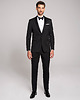 marynarki męskie Marynarka smokingowa pellizzano czarny slim fit 4