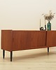 komody Sideboard tekowy z lat 70. z drzwiami przesuwnymi, Dania 5