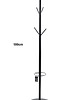 wieszaki Wieszak Metalowy Stojący Na Ubrania 180cm czarny LOFT 2
