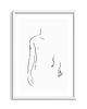 plakaty Plakat Szkic Mężczyzny Line art P409 3