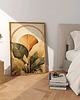 plakaty Plakat do salonu pt. Zielnik art deco VI 1