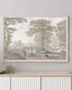 plakaty PLAKAT Toile de jouy, szara dekoracja, sztuka francuska 3