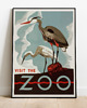 plakaty Plakat Vintage Retro Zoo 1