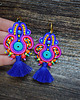 kolczyki soutache Etniczne  kolczyki soutache z chwostami 3