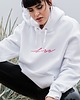 bluza z kapturem damska Bluza hoodie biała bliss 6