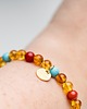 bransoletki z kamieni naturalnych Bransoletka personalizowana z bursztynu, turkusu, koral 2
