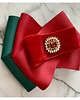 broszki Brosza z czerwonym  kryształkiem Święta 6