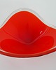 patery i talerze Patera czerwona, szkło Murano, włoski design, lata 60, produkcja: Włochy 4