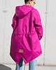 kurtki damskie Kurtka ocieplana/ płaszcz typu parka fuchsia 6