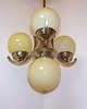 lampy wiszące Żyrandol Art deco, lata 20 7