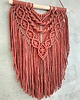 makramy Makrama Ścienna TERRACOTTA Ceglasta Terakota Boho 40x60 cm 6