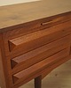 komody Sideboard tekowy z wysuwanymi blatami, Dania, lata 70. 9
