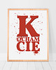 plakaty Kocham Cię - Obraz walentynkowy - napis Kocham 2
