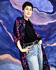 bluza bez kaptura damska Aksamitna BLUZA/ KIMONO domowe/marynarka, autorski print rafa koralowa 9