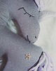 przytulanki dla niemowląt i dzieci Baby Unicorn grafit tęczowa grzywa 3