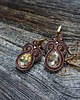 kolczyki soutache Brązowe kolczyki soutache 5
