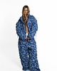 spodnie materiałowe damskie Spodnie / szorty patchwork denim zipper 4