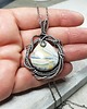 srebrne naszyjniki Lapis lace onyx  s183 7