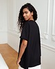 t-shirt damskie T-shirt Voila Czarny Usta 3