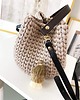 torby na ramię Torebka Peonia Craftbags typu worek - beżowa z rączką 1