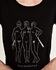 t-shirt damskie Femi-Shirt "Siostrzeństwo" Czarna 2
