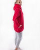 bluza z kapturem damska BLUZA  NIETOPERZ CZERWONA  Conscious 3