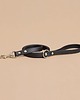 smycze i obroże dla psów i kotów Smycz miejska premium stal nierdzewna - classic black 1