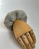 gumki do włosów Wełniana gumka frotka do włosów typu scrunchie 3