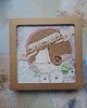 kartki scrapbooking Kartka na baby shower dziewczynki (w pudełku) 2