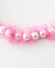 naszyjniki - inne Naszyjnik PINK PUFFY PEARLS 8