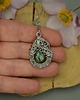wisiory Wisiorek oryginalny labradoryt wire wrapping 3