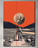 plakaty Apollo 11 - Plakat - Druk - Minimalistyczny Kolaż, NASA, kosmos #2 1