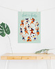 plakaty Love your body - plakat miętowy 3