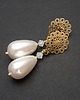 kolczyki pozłacane Kolczyki pozłacane Pearls /white/ perły naturalne vol. 15 3