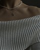 srebrne naszyjniki Srebrny naszyjnik z dużą literą 1