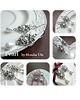 kolczyki wire wrapping Snowy 4