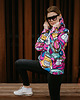 bluza z kapturem damska Damska Bluza z kapturem DR.CROW Cartoon Funny 1