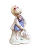 figurki i rzeźby Porcelitowa figurka gęsiarki, ręcznie malowana, ZSRR lata 60. 8